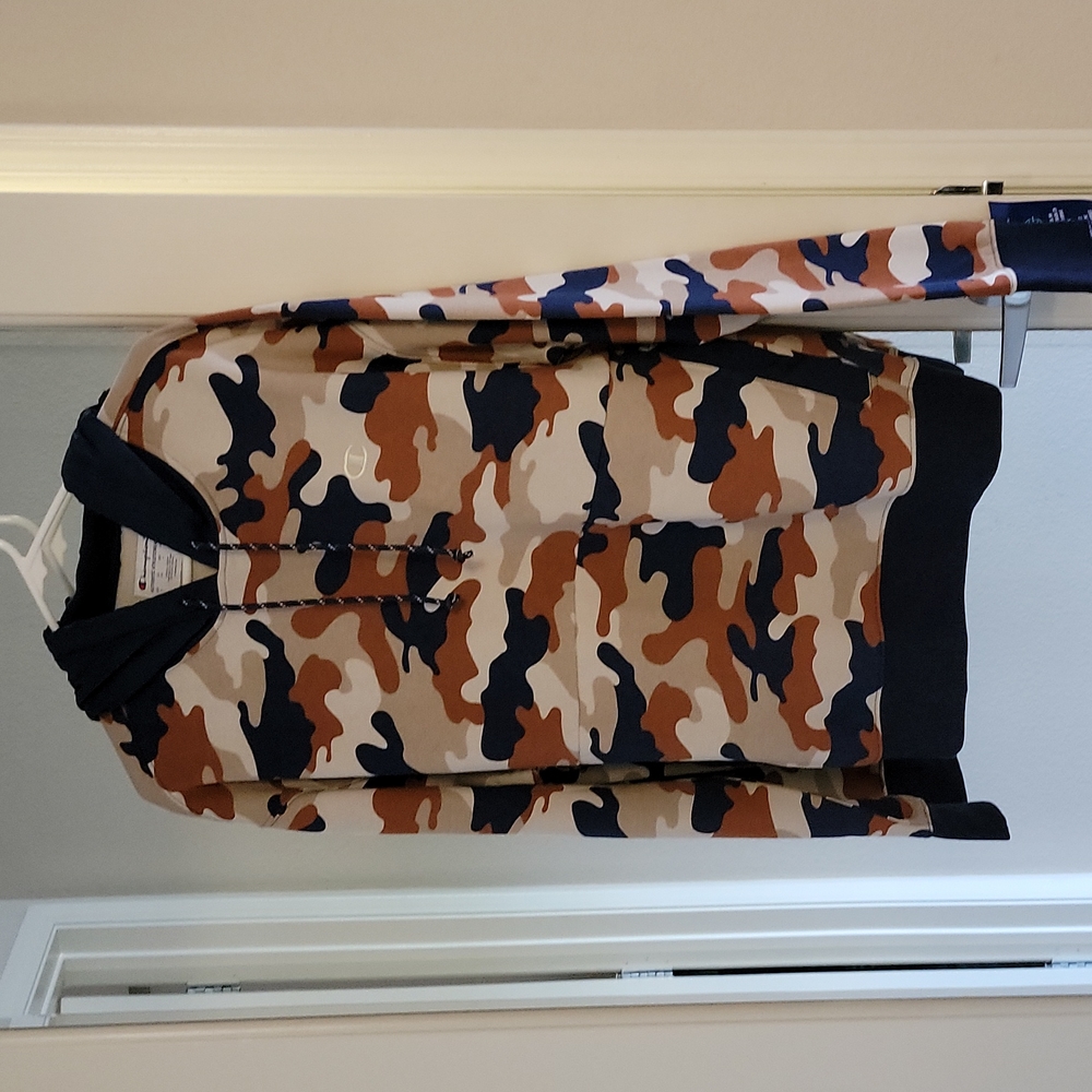 Champion Urban Pursuits Camo Fleece Hoodie Size Large
